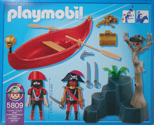 PLAYMOBIL - BOTE CON PIRATAS