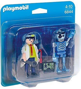 PLAYMOBIL - DUO PACK PROFESOR Y ROBOT