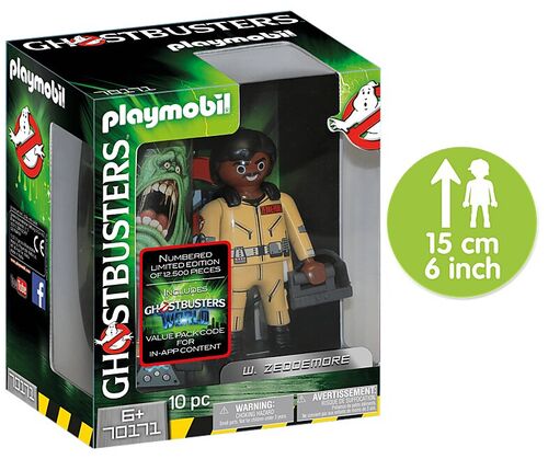 PLAYMOBIL CAZAFANTASMAS - W. ZEDDEMORE (EDICIN LIMITADA)