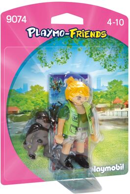 PLAYMOBIL - CUIDADORA CON BEBÉ GORILA