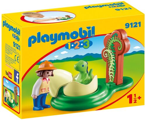 PLAYMOBIL 1.2.3. - HUEVO DE DINOSAURIO